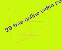 free online video poker for fun