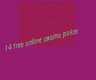 free online casino poker